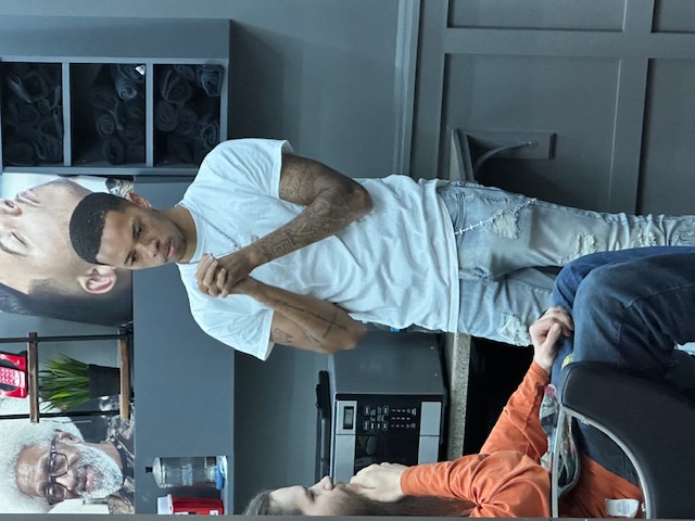 Men's facial and steam treatment