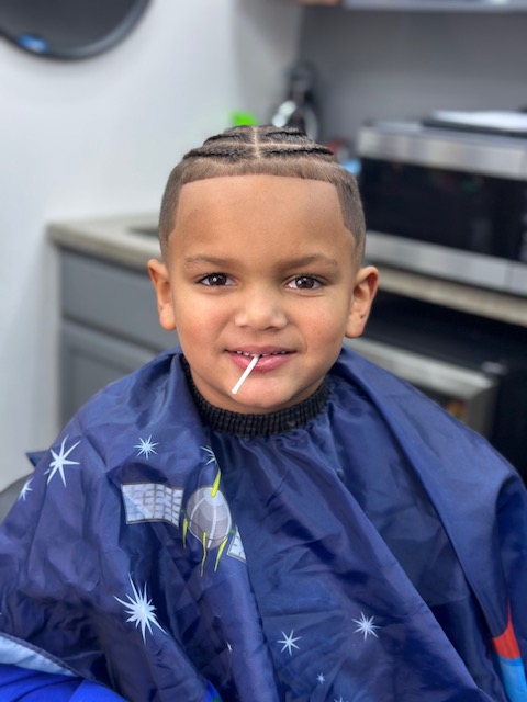 Young client fade detail